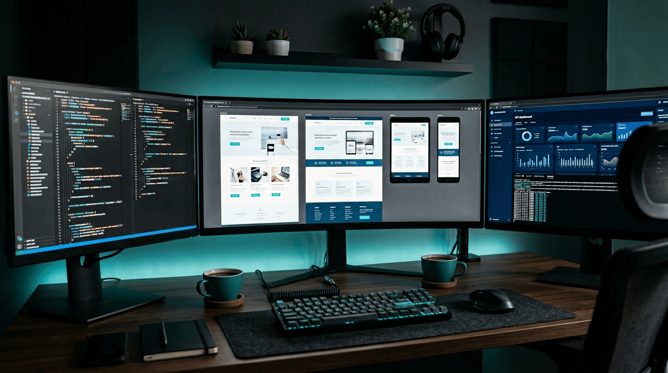 Full-stack development workspace